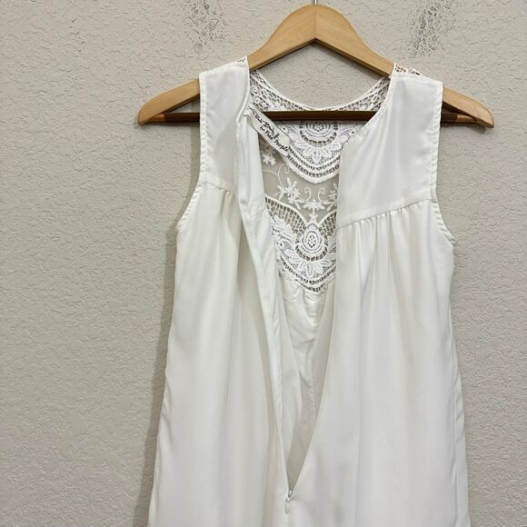 JEN'S PIRATE BOOTY for FREE PEOPLE White Wanderlust Romper Lace - Picture 6 of 12